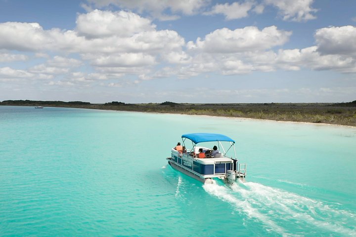Bacalar 101- Privé Tour naar de Lagune van de 7 Kleuren