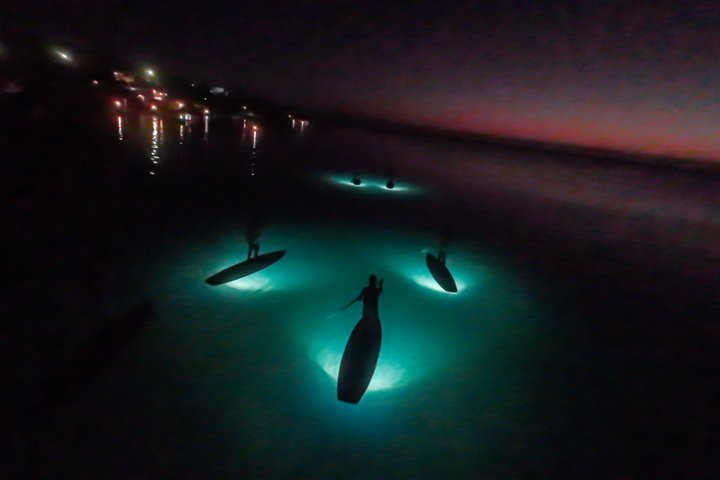 Laguna Lumina - Leuchtendes Paddle bei Sonnenaufgang