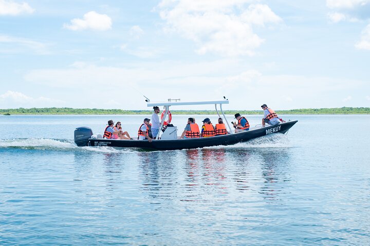 Boottocht in Bacalar en bezoek aan Cenotes