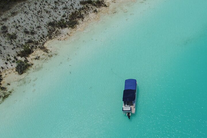 Passeio de Pontão pela Lagoa de Bacalar + Caiaque