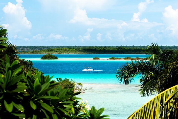 Passeio de Pontão pela Lagoa de Bacalar + Caiaque